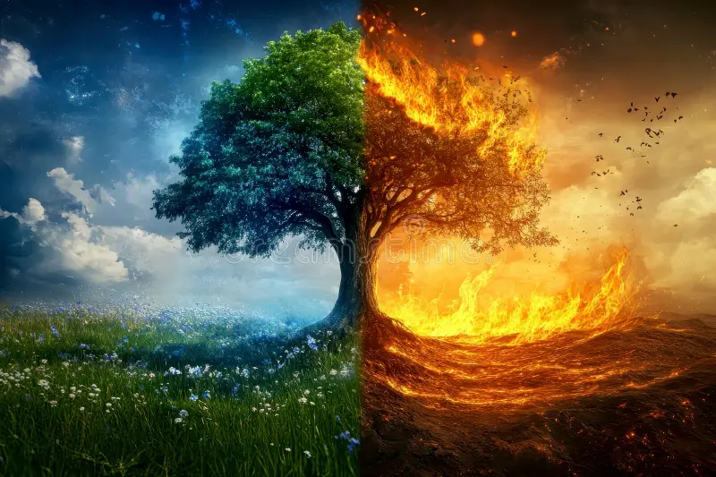 مِّنَ الشَّجَرِ الْأَخْضَرِ نَارًا